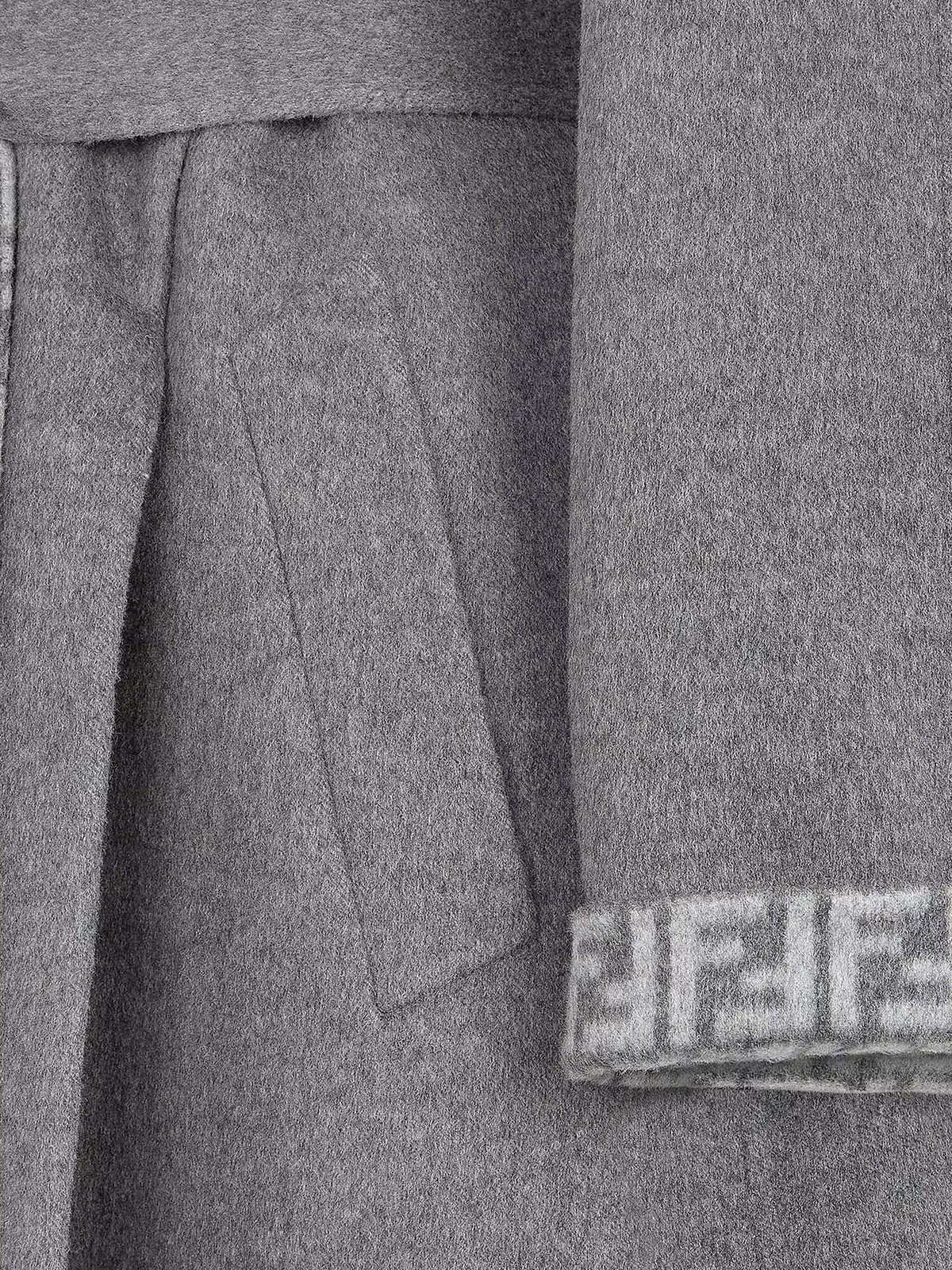 Fendi Grey Coat Womens Fendi