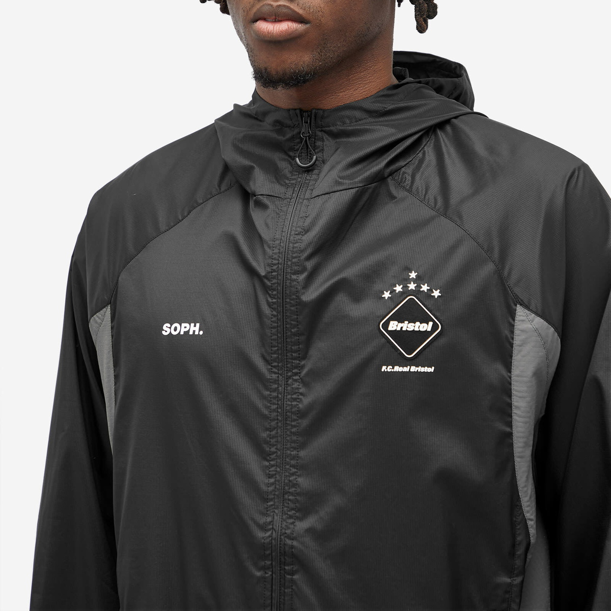F.C. Real Bristol Men's Ultra Lightweight Packable Training Jacket