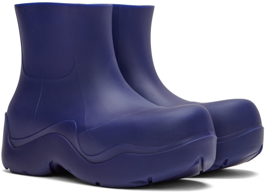 Bottega Veneta Purple Puddle Boots Bottega Veneta