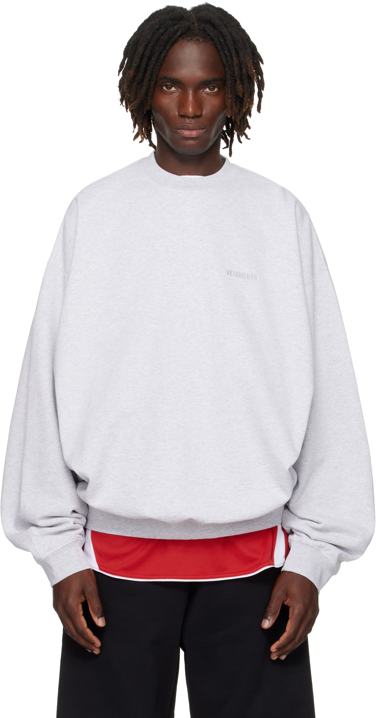 VETEMENTS 23SS Not Doing Crewneck Sweat