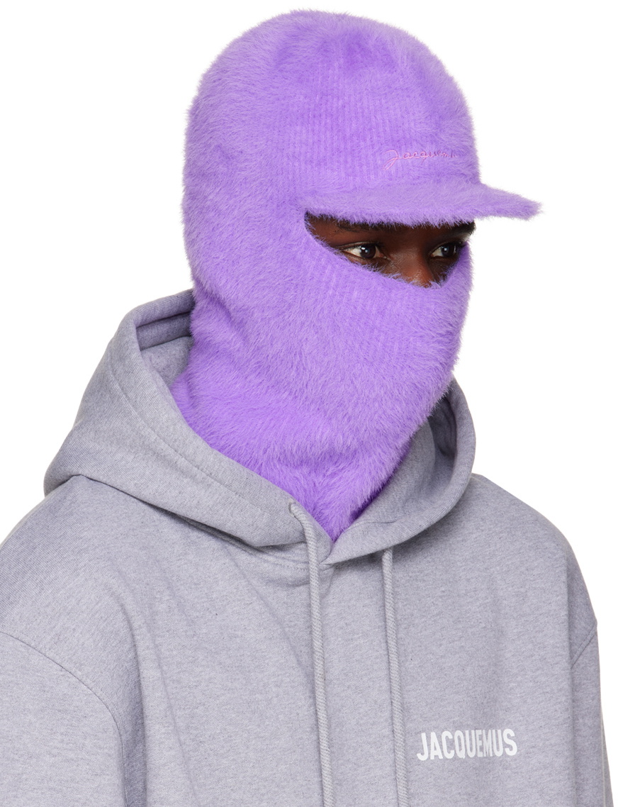 Jacquemus Purple Le Papier 'La Cagoule Casquette' Balaclava Jacquemus