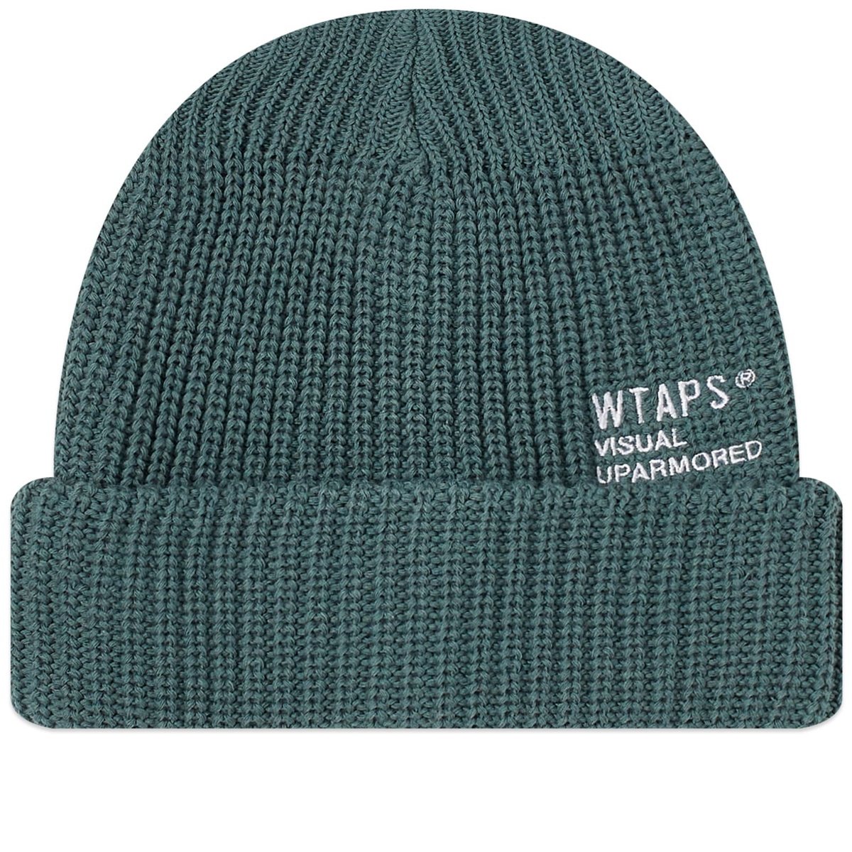 WTAPS Men's SGT Label Beanie in Greige WTAPS