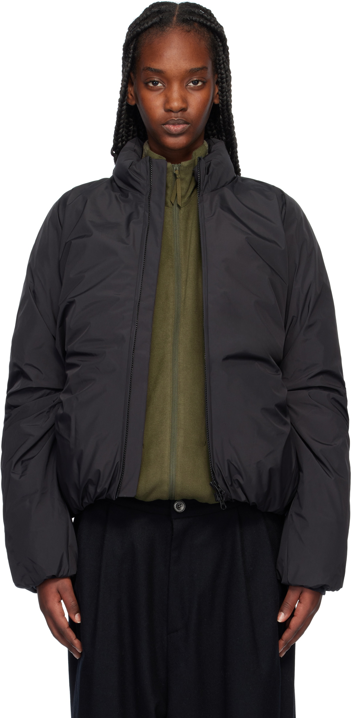 POST ARCHIVE FACTION (PAF) Black 7.0 Right Down Jacket Post