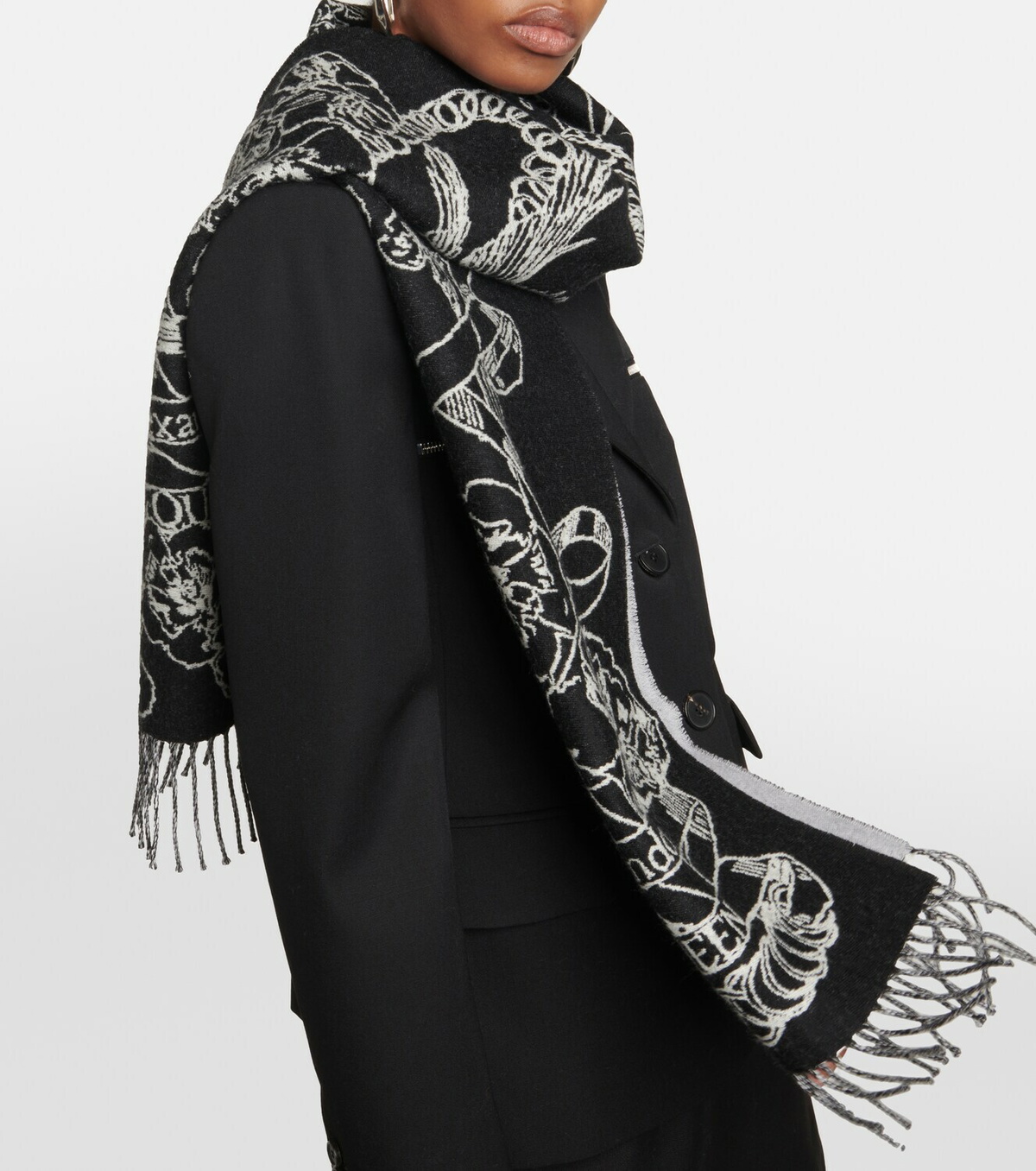 Alexander McQueen Skull wool scarf Alexander McQueen