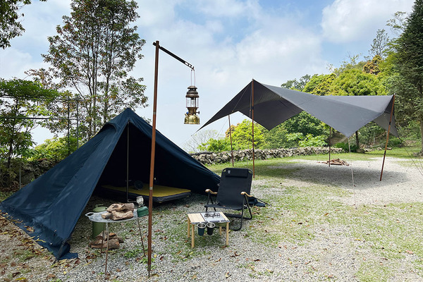 ウッドキャンプランタンスタンド TiiTENT