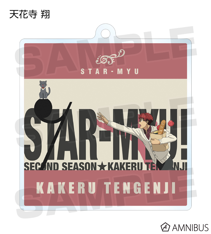 スタミュ - トレーディングアイキャッチアクリルキーホルダー ver.A