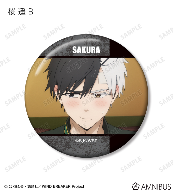 TVアニメ『WIND BREAKER』 - 桜 遥 場面写缶バッジ2個セット | AMNIBUS