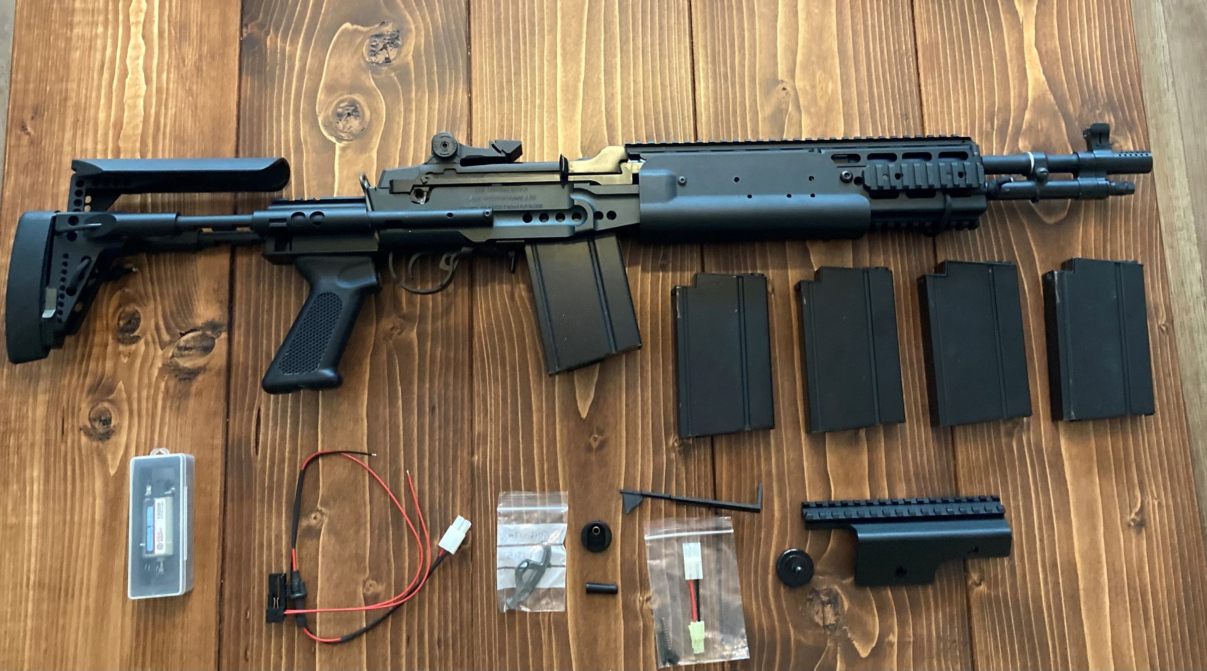 G&G M14 EBR + 5 Mags (Upgraded) - Airsoft Bazaar