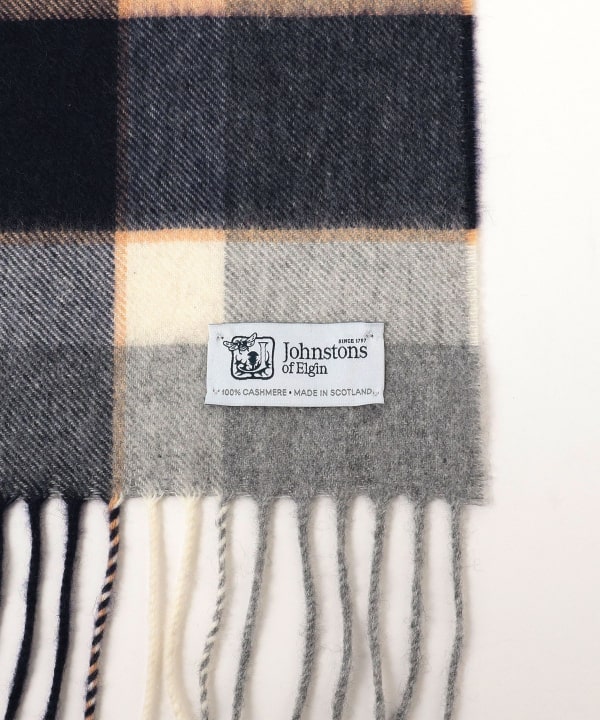 BEAMS F（ビームスF）Johnstons of Elgin / カシミヤ タータンチェック