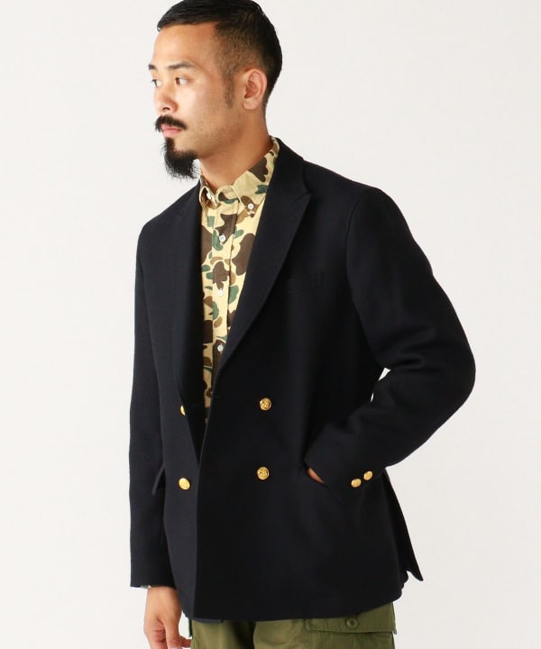 BEAMS PLUS（ビームス プラス）4B Double Breasted Blazer Wool