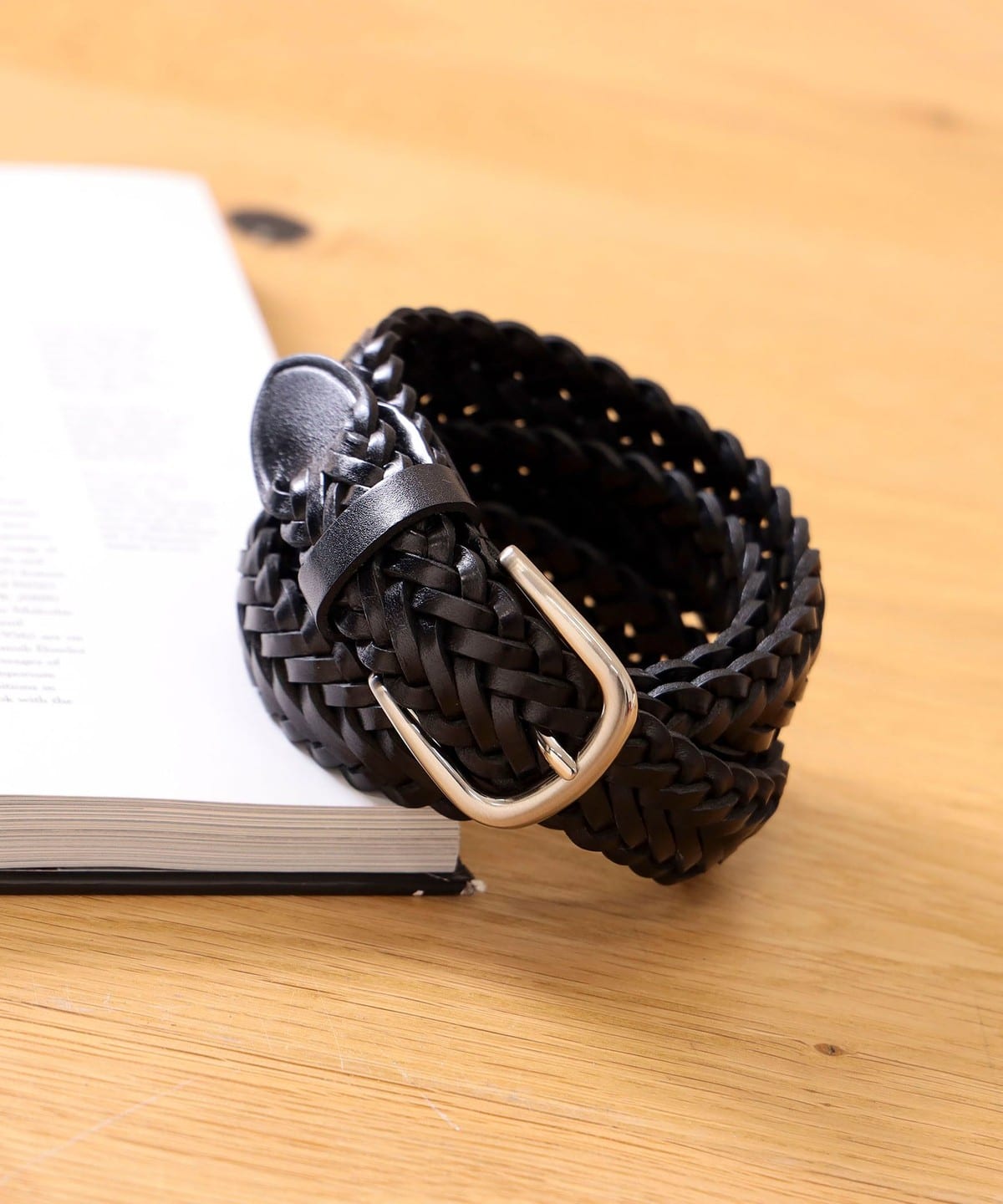 BEAMS HEART（ビームス ハート）レザー メッシュベルト（ファッション