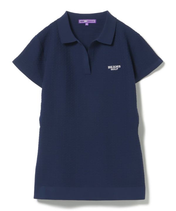 BEAMS GOLF（ビームス ゴルフ）〈WOMEN〉PURPLE LABEL / タック編み