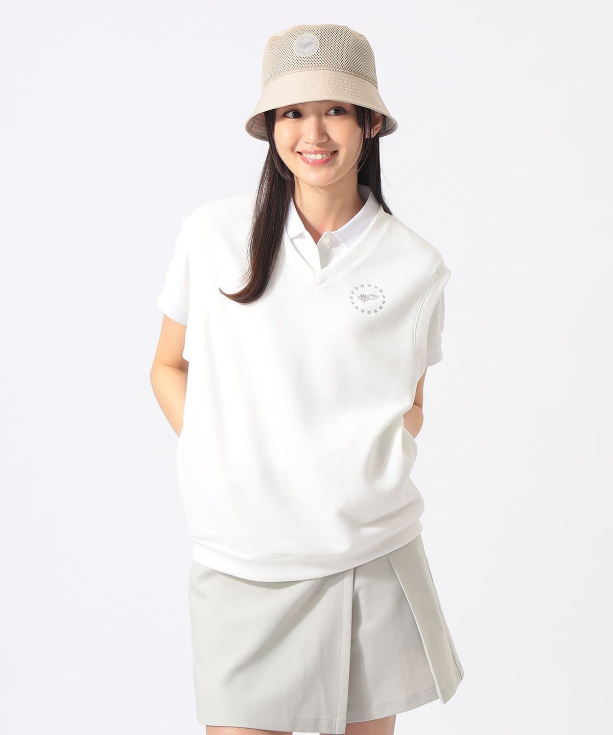 BEAMS GOLF（ビームス ゴルフ）〈WOMEN〉ORANGE LABEL / スターロゴ 裏
