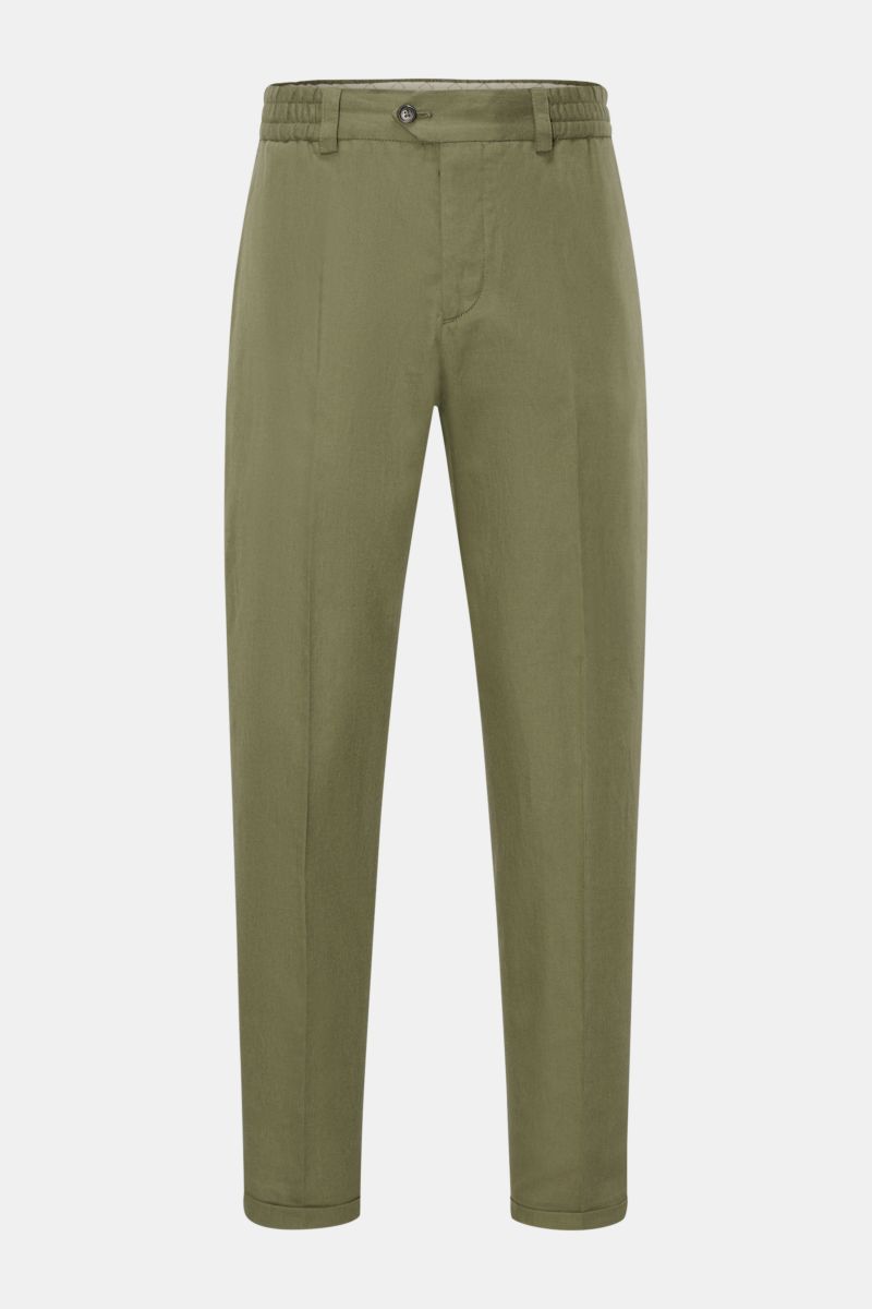 THOM BROWNE wool trousers dark grey mottled | BRAUN Hamburg