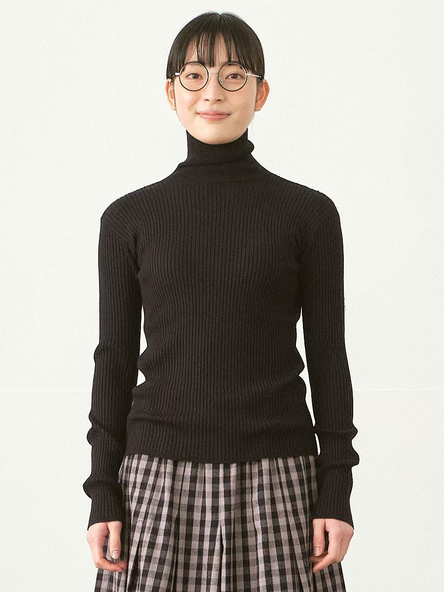 タートルネックリブ編みニット R/N/E12G | ニット | 【公式】D*g*y