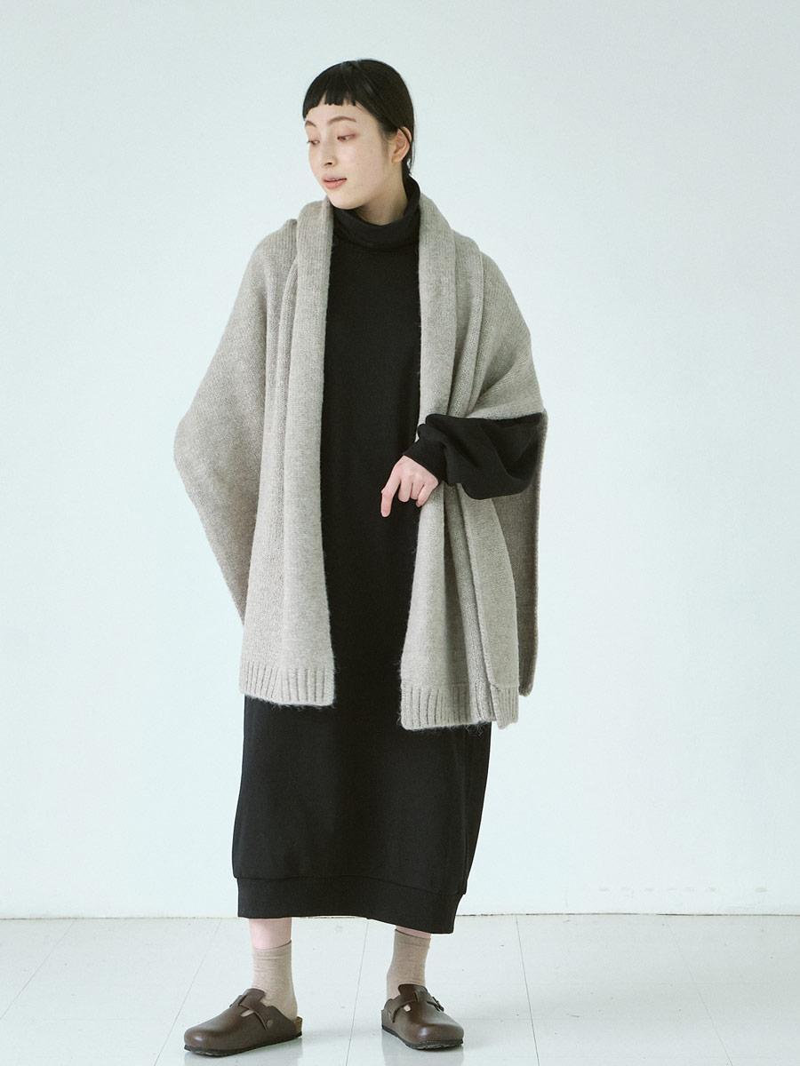 ニットショールカーディガン キャメルライク3G | ニット | 【公式】D*g