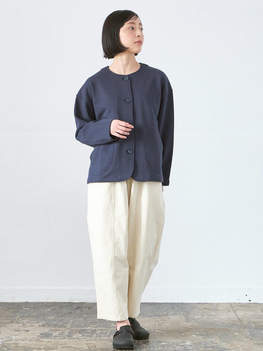 ノーカラージャケット コットン裏毛 | JK | 【公式】D*g*y ONLINE