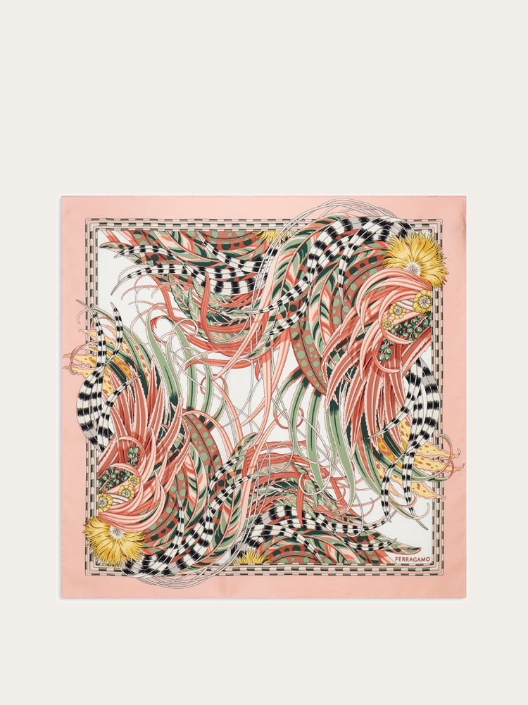 ウィメンズ シルクスカーフ・バンドゥ｜フェラガモ