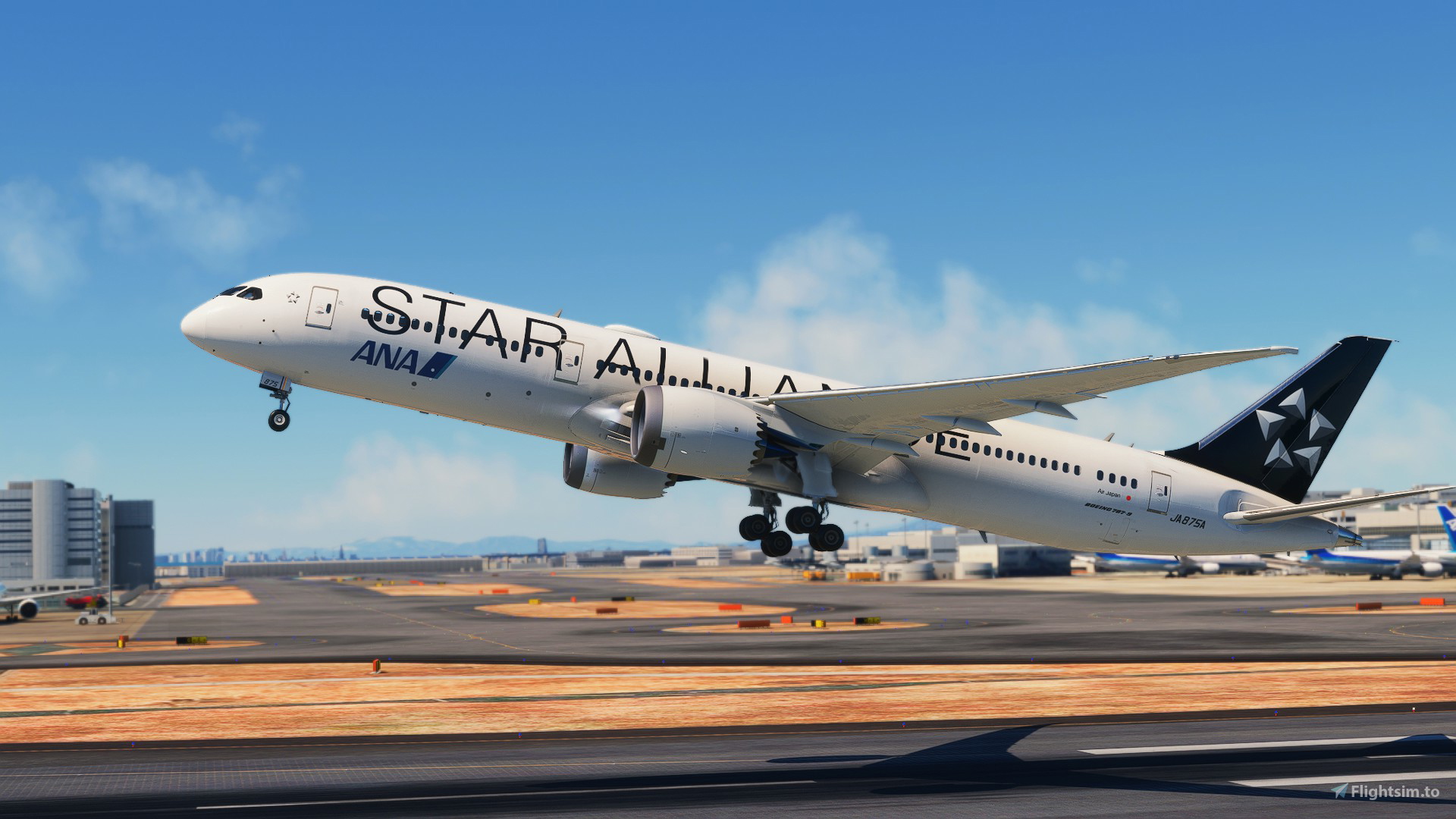 ANA B787-9 STAR Alliance F18ホーネット樣専用 ANA B787-9 STAR