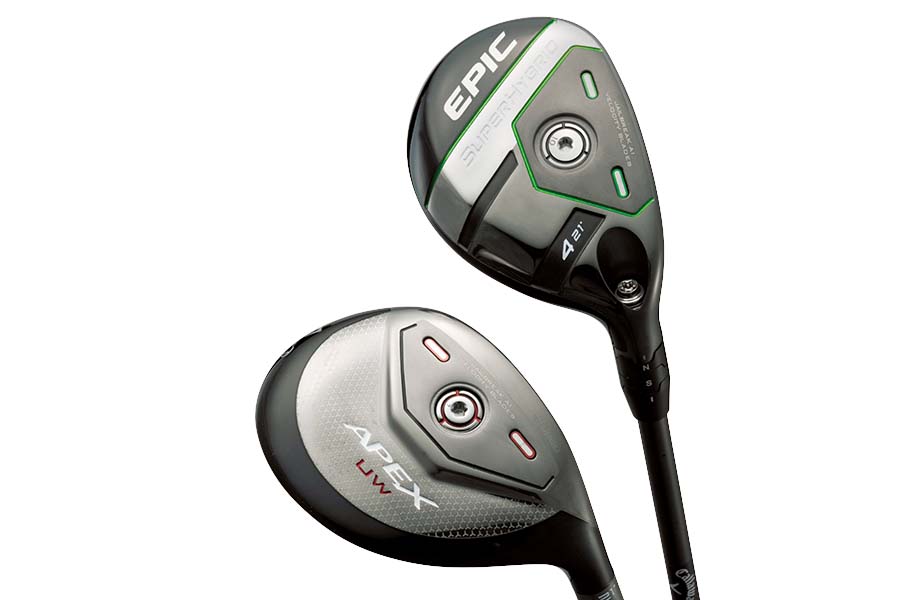 キャロウェイ」の『EPIC SUPER HYBRID』と『APEX UW』でユーティリティ
