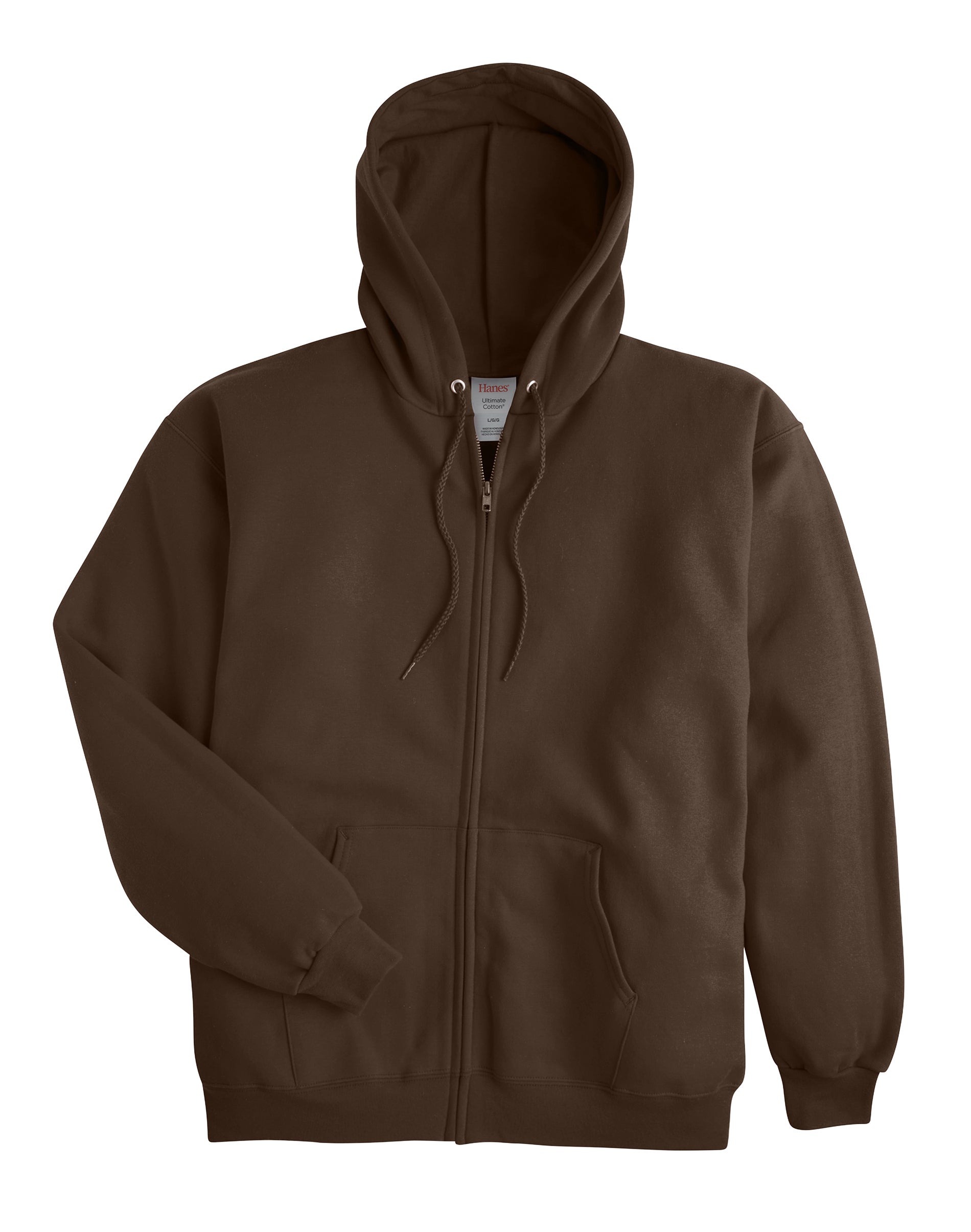 Hanes Ultimate Men's Full-Zip Heavyweight Fleece Hoodie