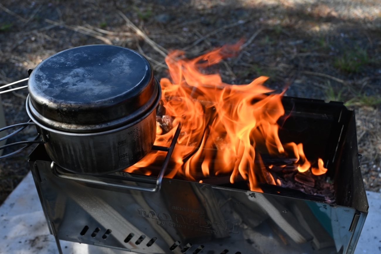 NEW WEAPON 2023 モンベル フォールディングファイヤーピット - 蒼天