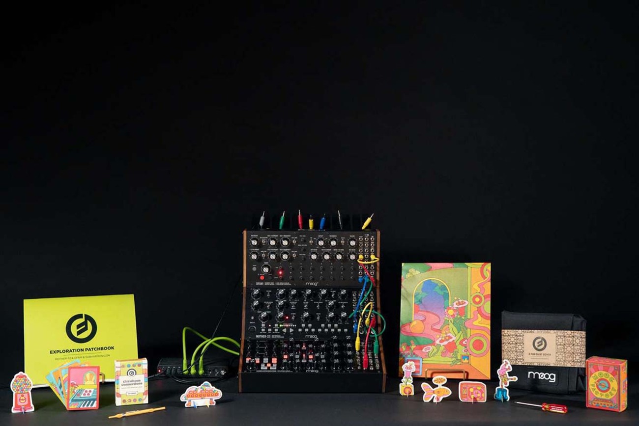 MOOG、3台のシンセをセットにしたMoog Sound Studio: Mother-32