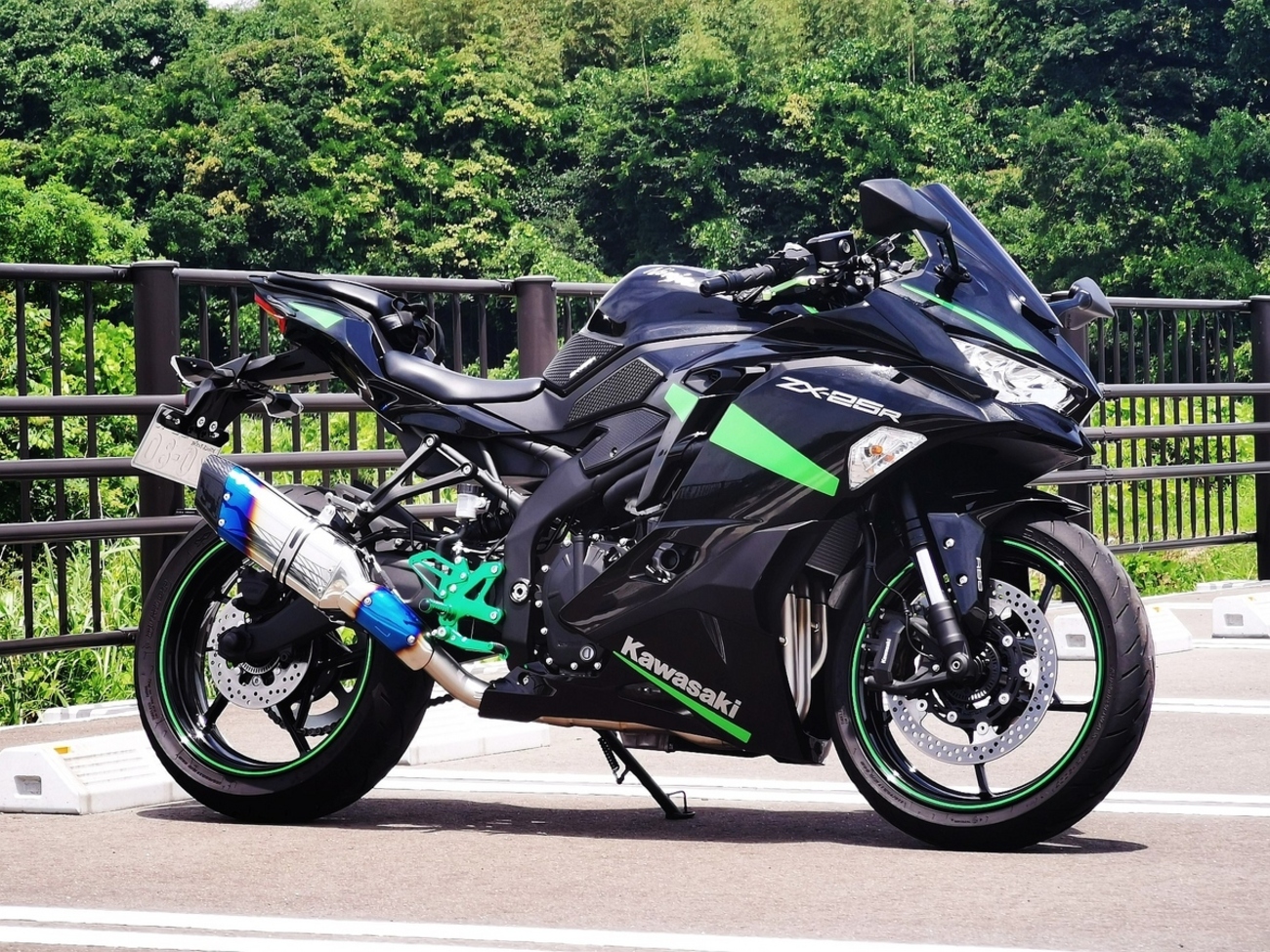 ZX-25Rくん、コペンLA400K、FZ6フェザーS2くん、ninja250先輩の整備