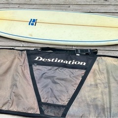 T-STICK ファンボード サーフ6.6ft 198cm ケース&フィン付き