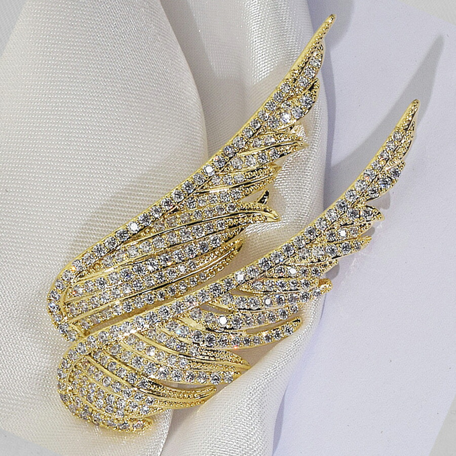 天使の羽ジルコンブローチ 入園式 入学式[品番：XL000002763]｜SLENDER