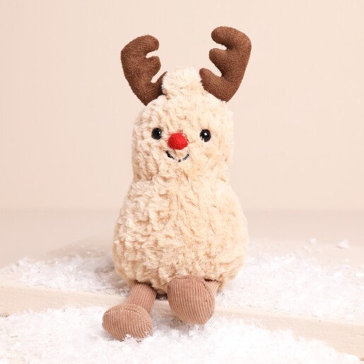 Amuesables Peanut Reindeer Soft Toy | Jellycat | Lisa Angel