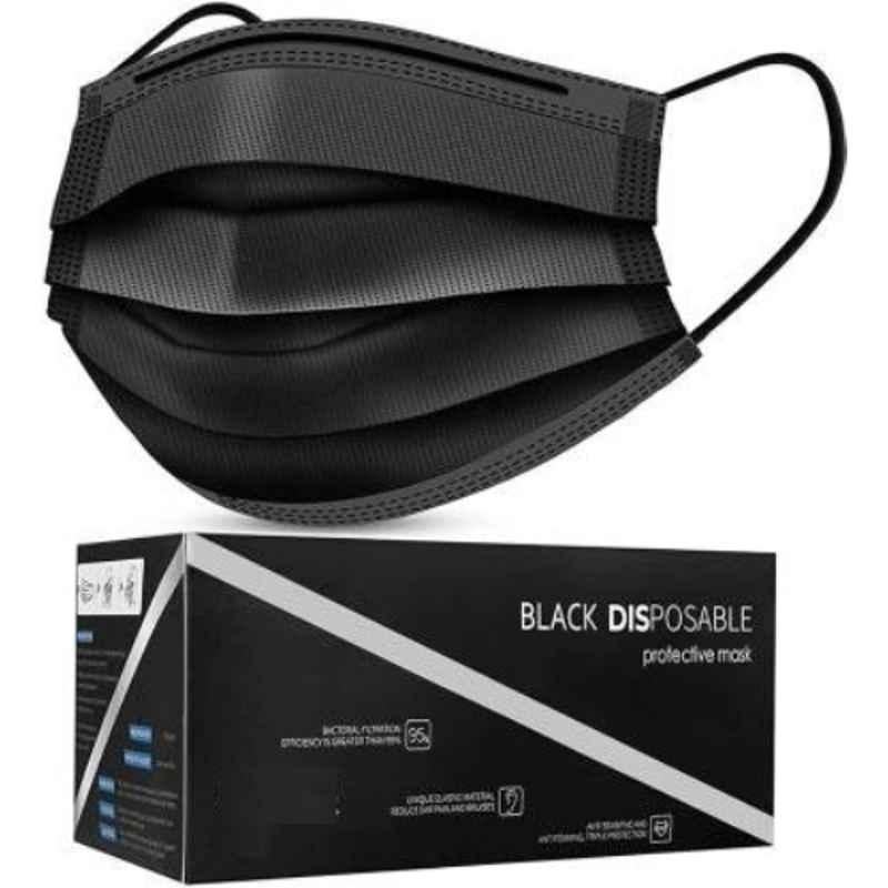 Buy Wellstar N95 Non Woven Disposable Black Surgical Mask with