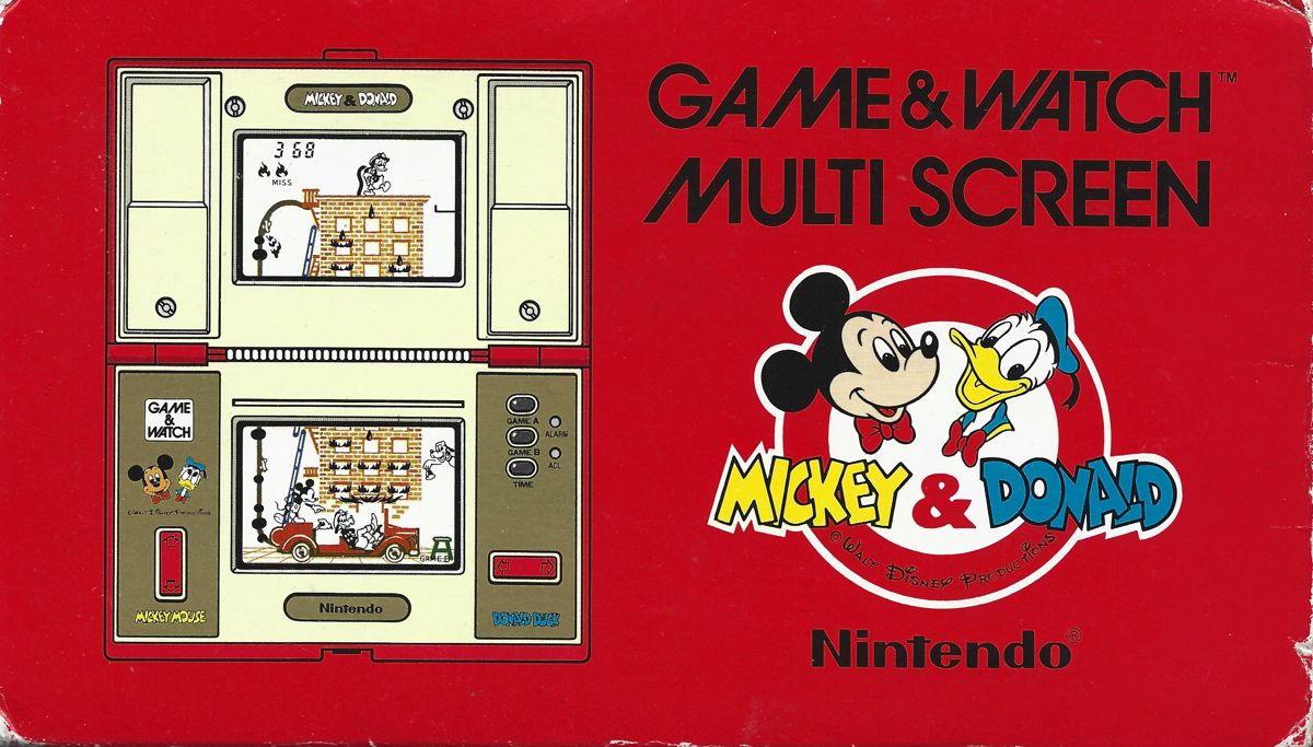 Game & Watch Multi Screen: Mickey & Donald (1982) - MobyGames