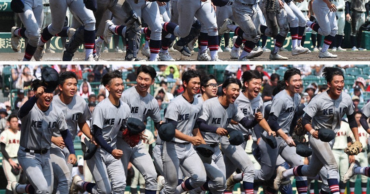 ユニホームそっくり対決再び 仙台育英と慶応つなぐ縁 夏の甲子園