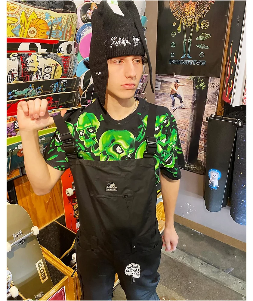 Lurking Class by Sketchy Tank Lurk Coffin Black 10K Snowboard Bib