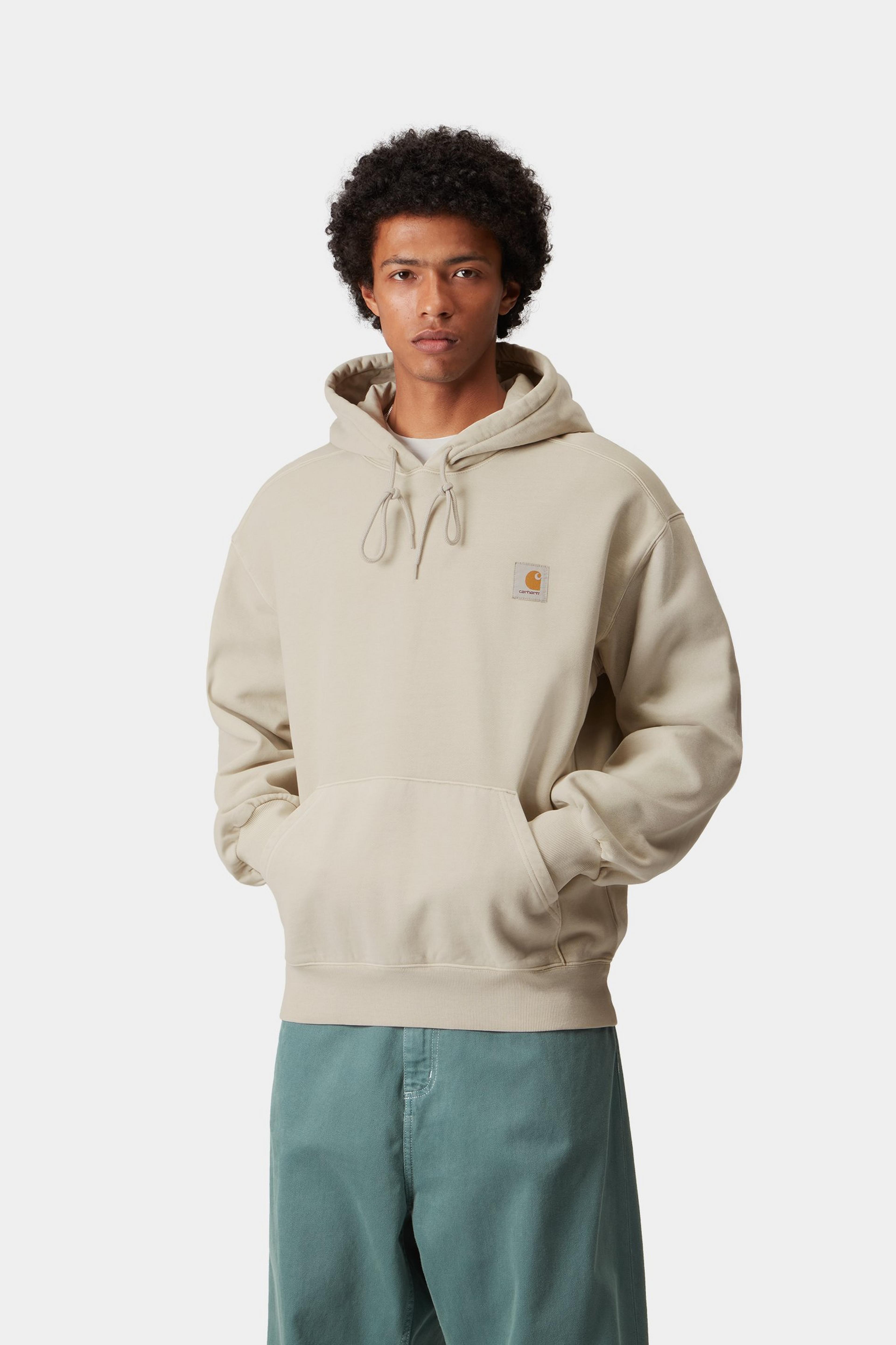 Carhartt WIP Hooded Vista Sweatshirt, Fleur De Sel | Official