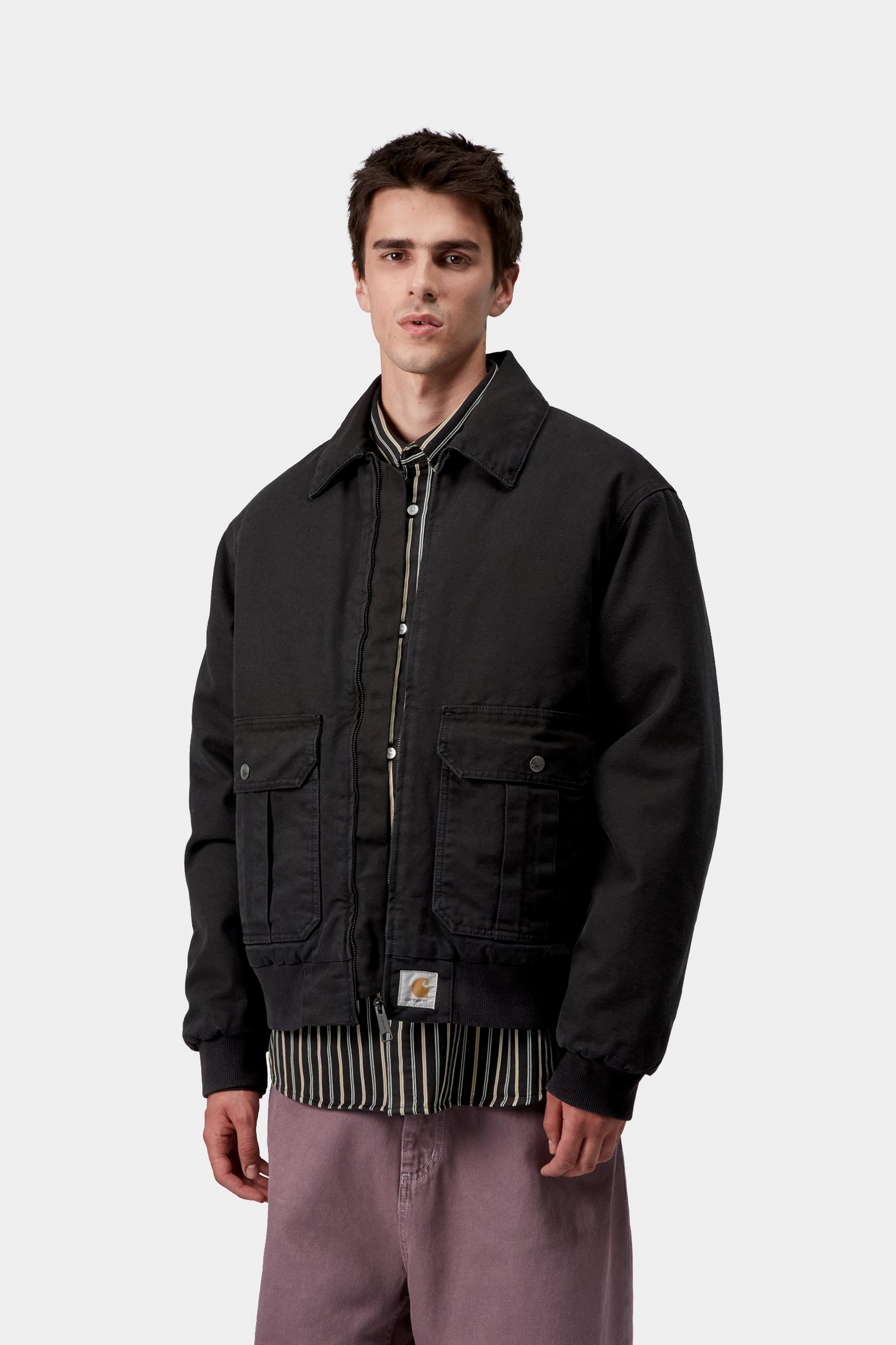 Carhartt WIP Stanton Jacket, Black | Official Online Store