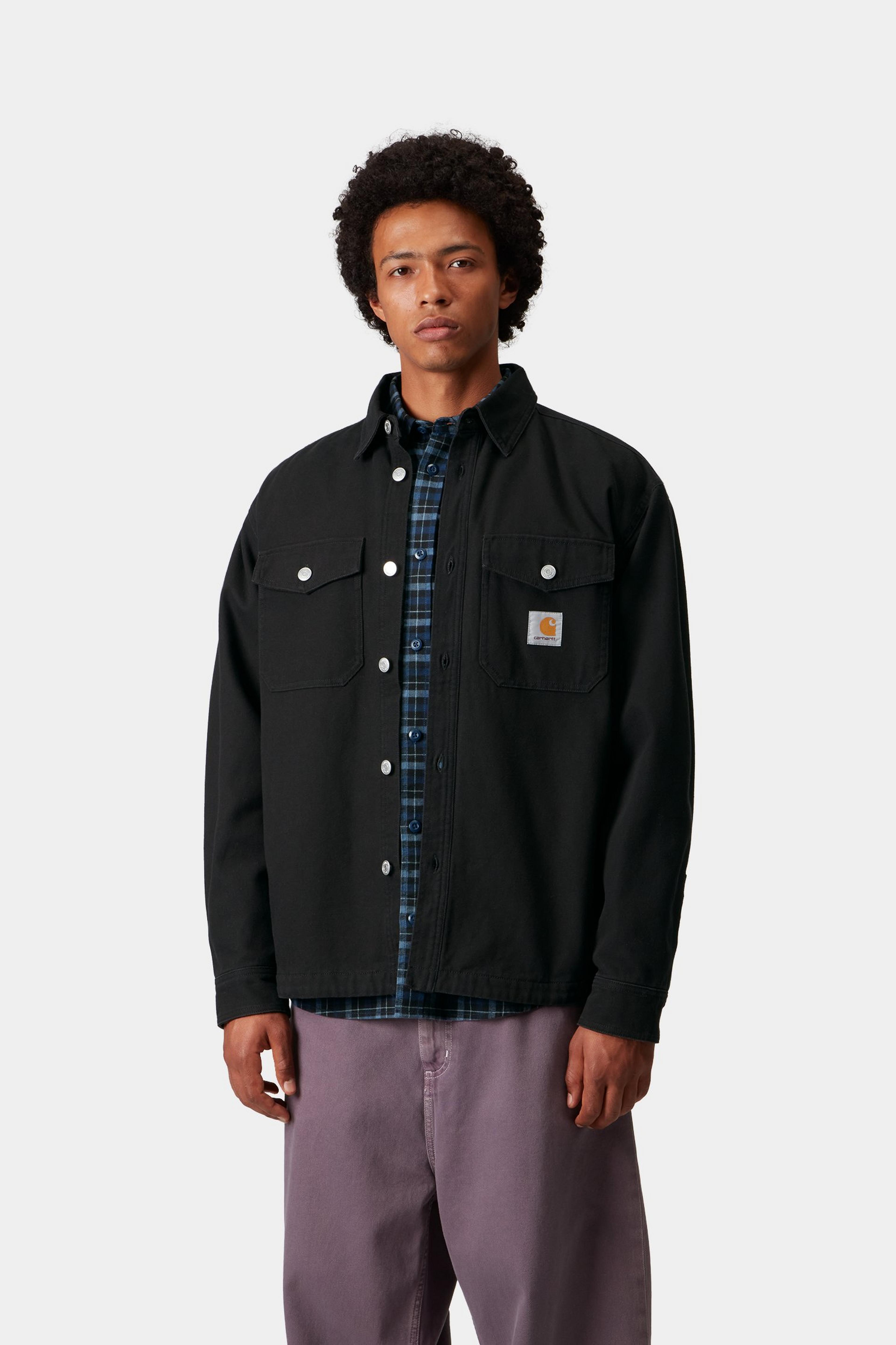 Carhartt WIP Selby Shirt Jac, Black | Official Online Store