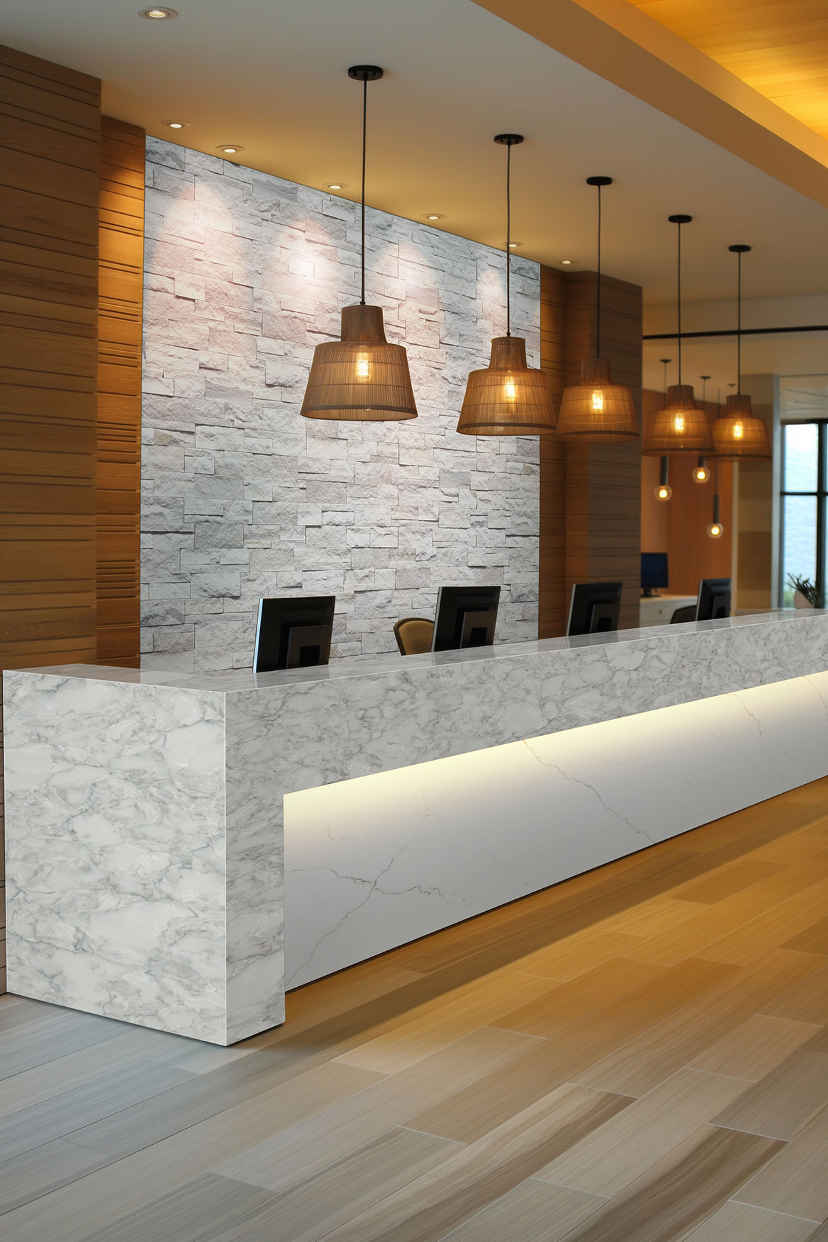 XL Arctic White Stacked Stone - MSI Wall Tile