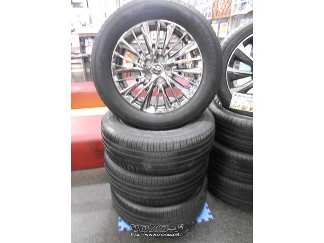 ホイール・タイヤ・17インチ 美品30アルファードHV純正 メッキタイヤ