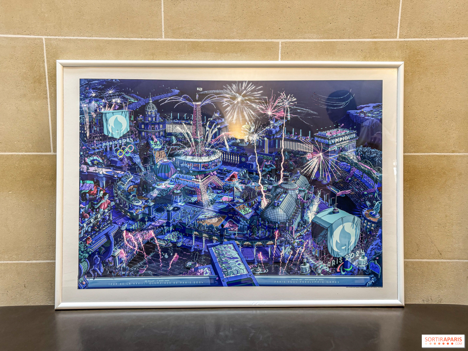 オリンピック：パリ2024がインタラクティブなナイトポスターを発表