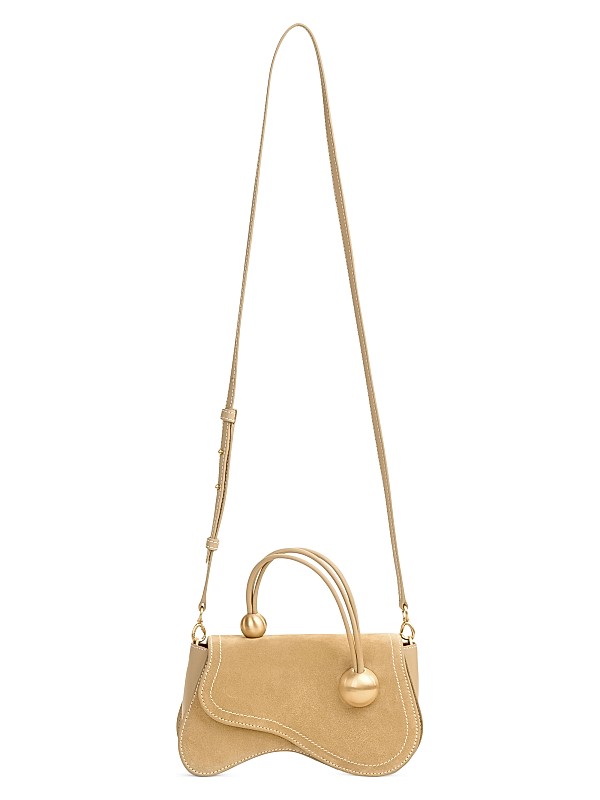Cult Gaia Kazia Suede Top Handle Bag | Saks Fifth Avenue