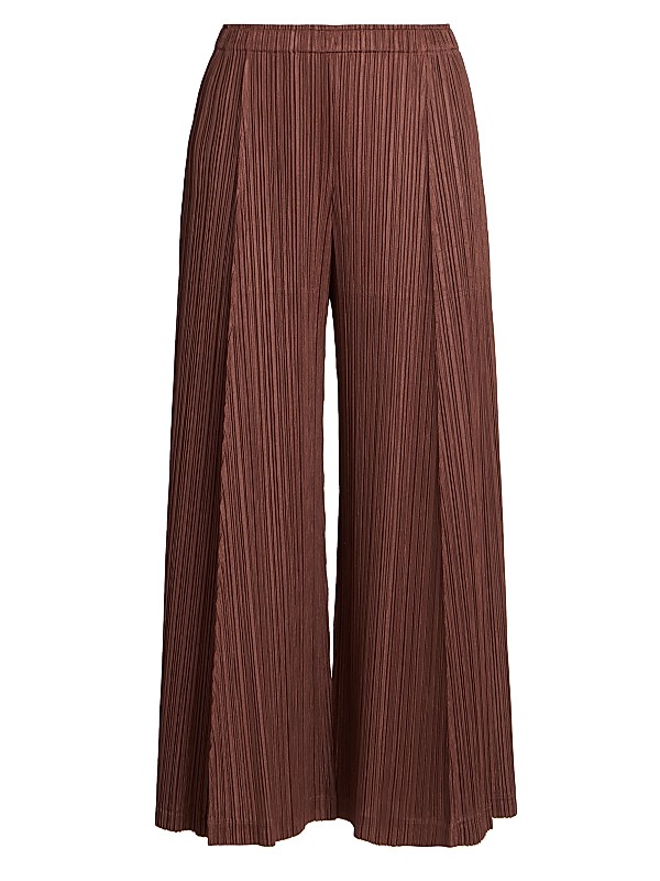 Pleats Please Issey Miyake Pleated Wide-Leg Pants | Saks Fifth Avenue