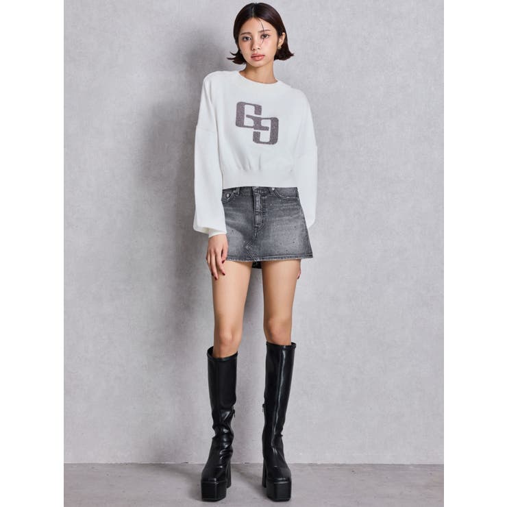 bijouデニムスカートライクショートパンツ[品番：MKSW0065890]｜GYDA