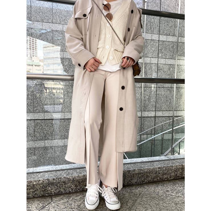 To/】ステンカラーポケット付コート[品番：MKSW0029051]｜MERCURYDUO