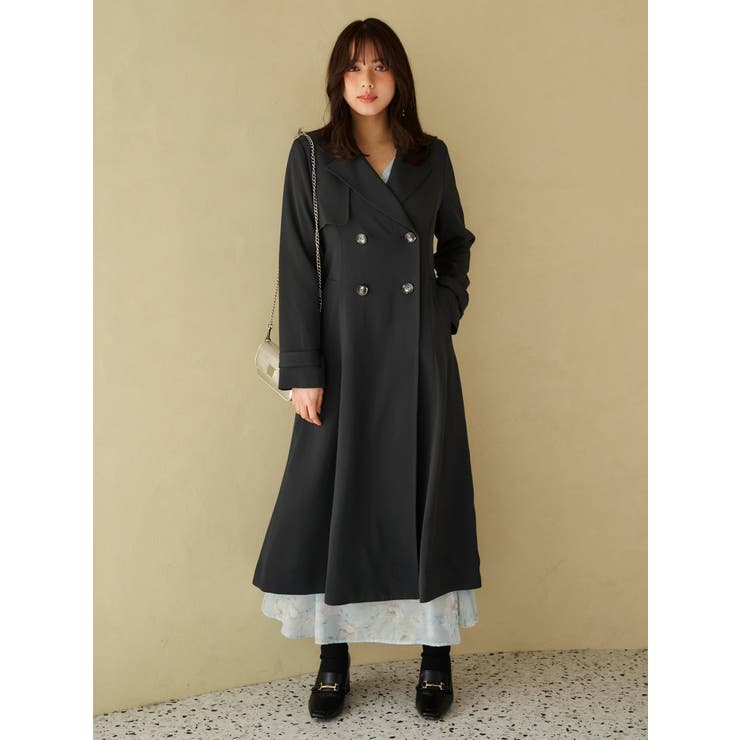 フィットアンドフレアトレンチコート[品番：MKSW0061952]｜MERCURYDUO