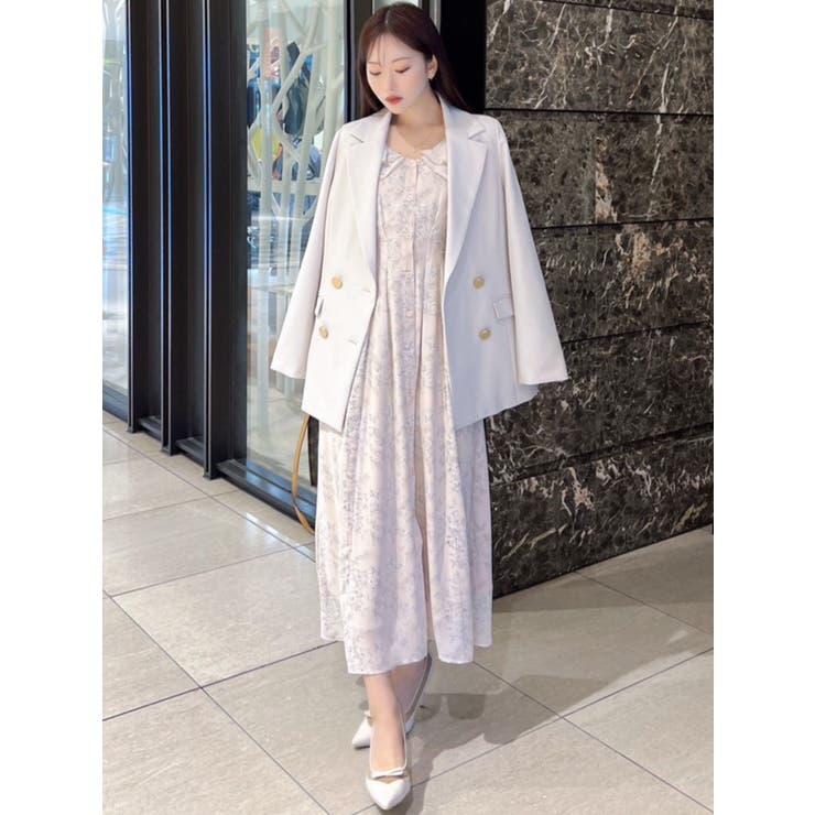 テーラードジャケット【セットアップ着用可能】[品番：MKSW0062567