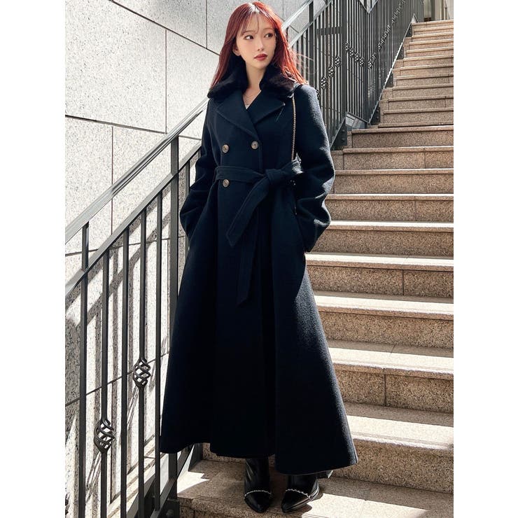 ショートビーバーウールロングコート[品番：MKSW0067735]｜RESEXXY