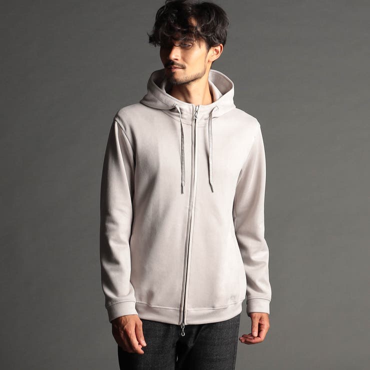 24年モデル EC限定再販売】アラカルトスウェード調 ジップアップ