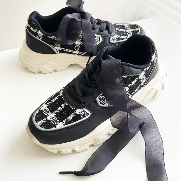 2WAYシューレースツイードスニーカー/OT3746[品番：ORTS0008810